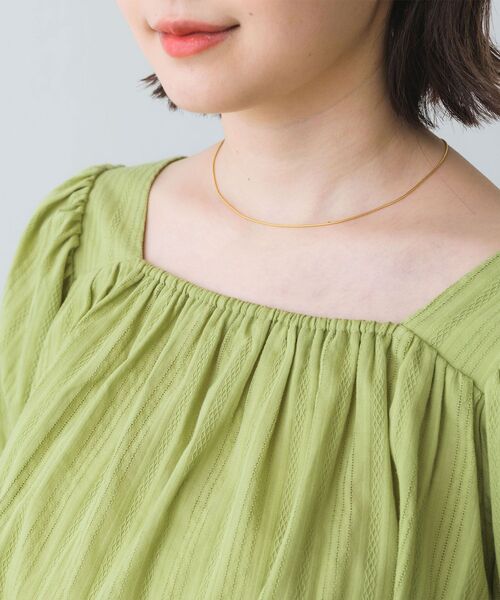 RETRO GIRL（レトロガール）の「2ｗayリボンBL（シャツ/ブラウス・レディース・ブラック/オフホワイト/グリーン・FREE）」の22枚目の写真