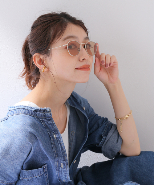 YUICHI TOYAMA(ユウイチトヤマ)の「●【YUICHI TOYAMA】 サングラス(サングラス・レディース・ゴールド・FREE)」の6枚目の写真