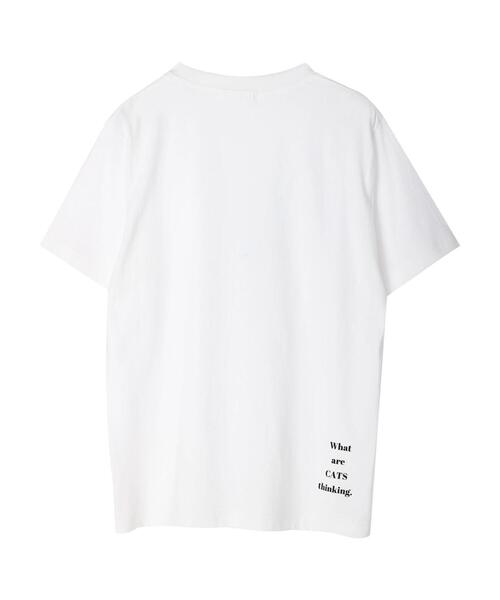 AMERICAN HOLIC(アメリカンホリック)の「CATS ART THINKING(Tシャツ/カットソー・レディース・ホワイト・L/M)」の9枚目の写真