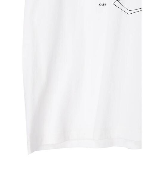 AMERICAN HOLIC(アメリカンホリック)の「CATS ART THINKING(Tシャツ/カットソー・レディース・ホワイト・L/M)」の12枚目の写真