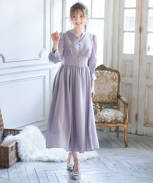 NOELA（ノエラ）の「ハイウエストサテンワンピース（ワンピース）」 - WEAR