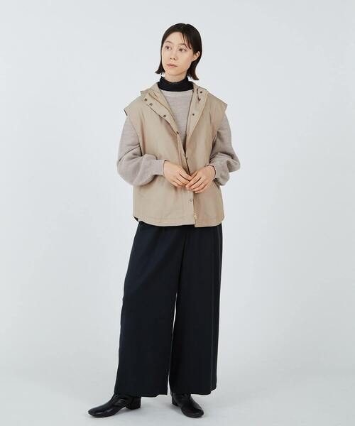 ADIEU TRISTESSE(アデュートリステス)の「ツイルストレートパンツ(その他パンツ・レディース・ブラック/マスタード/カーキ・38)」の16枚目の写真