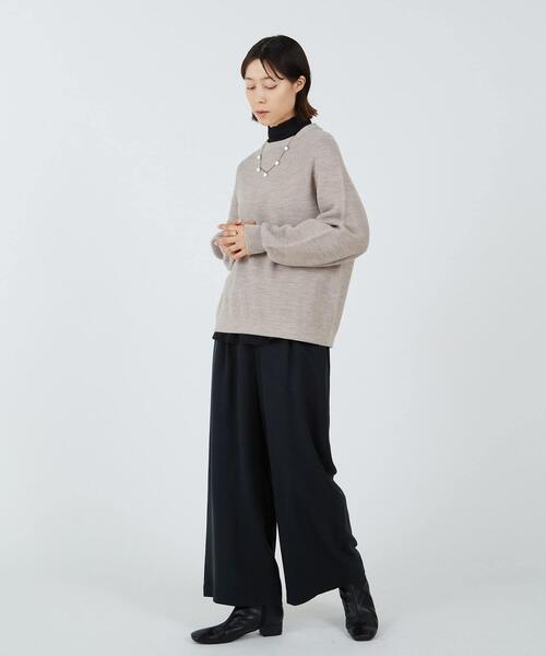 ADIEU TRISTESSE(アデュートリステス)の「ツイルストレートパンツ(その他パンツ・レディース・ブラック/マスタード/カーキ・38)」の20枚目の写真