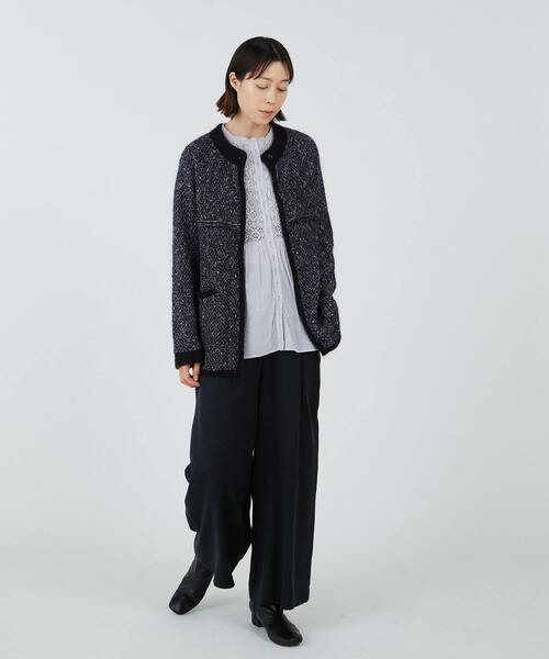 ADIEU TRISTESSE(アデュートリステス)の「ツイルストレートパンツ(その他パンツ・レディース・ブラック/マスタード/カーキ・38)」の21枚目の写真