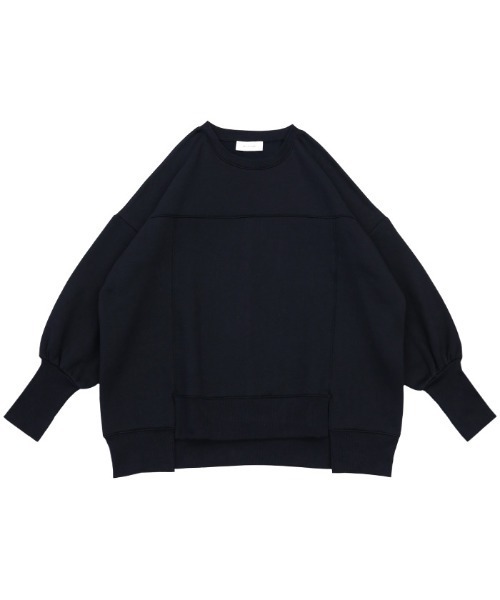 select MOCA（セレクトモカ）の「2022 AW 裏起毛切り替えデザインビッグプルオーバー（スウェット・レディース・アイボリー/ブルーグリーン/ブラック・FREE）」の21枚目の写真