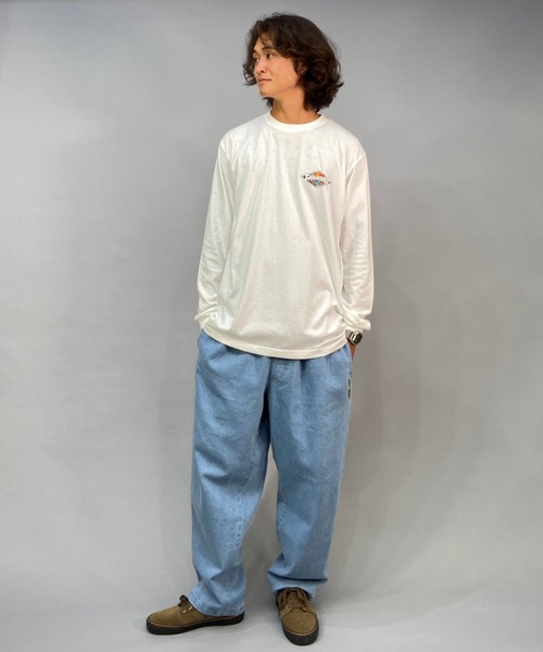 THRASHER(スラッシャー)の「【ムラサキスポーツ別注】THRASHER/スラッシャー オーバーサイズ バックプリントロンT TH8322SA DIAMND(Tシャツ/カットソー・メンズ・ホワイト/ブラック/グリーン・M/L/XL)」の15枚目の写真