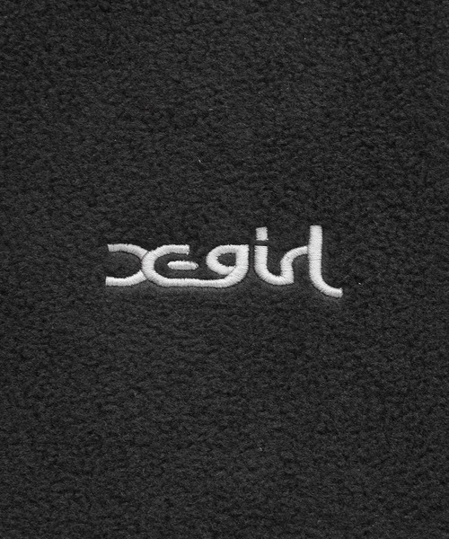 X-girl（エックスガール）の「FLEECE TUNIC TOP（Tシャツ/カットソー・レディース・ブラック/ネイビー・S/M）」の6枚目の写真