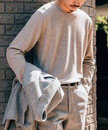 EDIFICE | 16ゲージ クルーネック ニット(ニット/セーター)