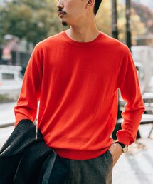 EDIFICE | 16ゲージ クルーネック ニット(ニット/セーター)