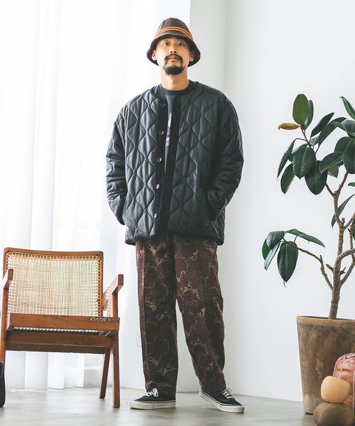 シープレザー キルティングミリタリーライナー セール】シープレザー キルティング ミリタリー ライナー（ブルゾン