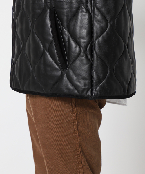 シープレザー キルティングミリタリーライナー シープレザー キルティング ミリタリー ライナー | ジャーナル