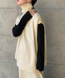 リンキングタートルニットベスト