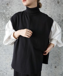 select MOCA by son | 2022 AW リンキングタートルニットベスト(ベスト)