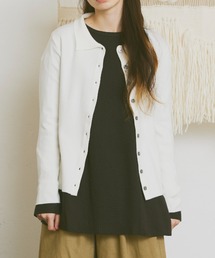 Libra Cue | 襟付ニットカーディガン(カーディガン/ボレロ)