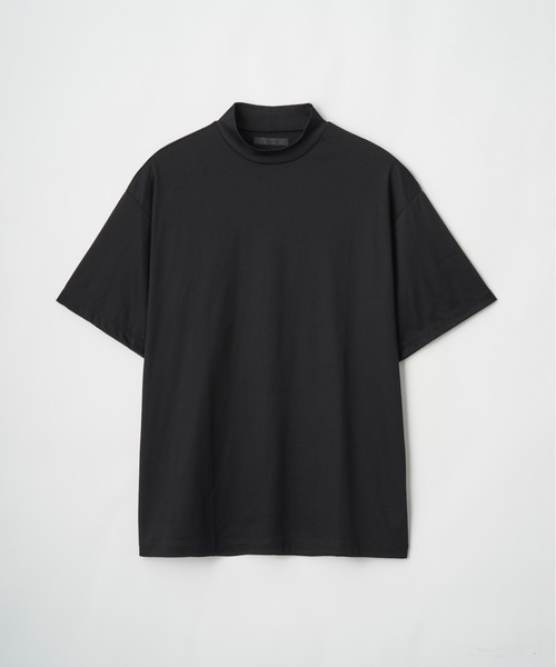 Juha(ユハ)の「SUPERIOR PIMA COTTON MOCK-NECK TEE(Tシャツ/カットソー・メンズ・ブラック/ホワイト/グレー・3/4)」の12枚目の写真
