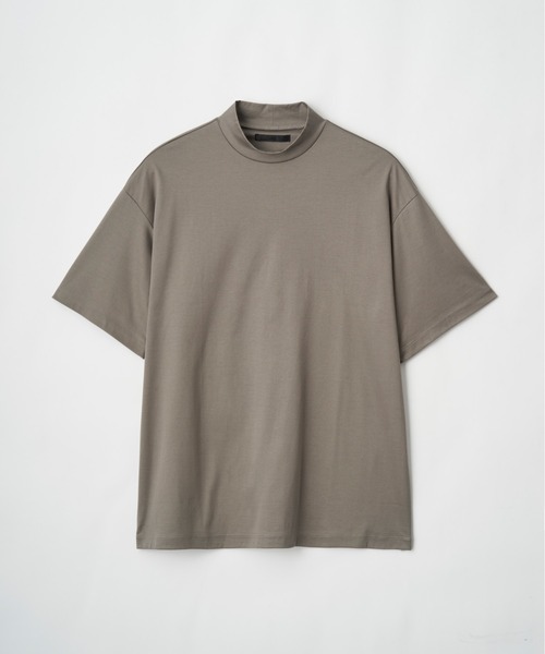 Juha(ユハ)の「SUPERIOR PIMA COTTON MOCK-NECK TEE(Tシャツ/カットソー・メンズ・ブラック/ホワイト/グレー・3/4)」の10枚目の写真
