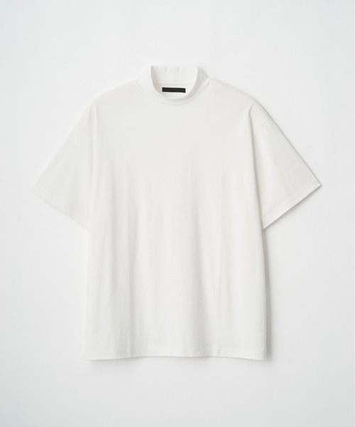 Juha(ユハ)の「SUPERIOR PIMA COTTON MOCK-NECK TEE(Tシャツ/カットソー・メンズ・ブラック/ホワイト/グレー・3/4)」の16枚目の写真