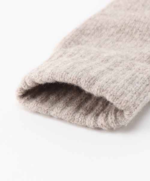 TWEED MILL(ツイードミル)の「【TWEEDMILL/ツイードミル】FINGERLESS MITTS:手袋(手袋・レディース・ブラック/ライトグレー/ベージュ/ブルー/オレンジ・FREE)」の11枚目の写真