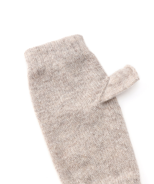TWEED MILL(ツイードミル)の「【TWEEDMILL/ツイードミル】FINGERLESS MITTS:手袋(手袋・レディース・ブラック/ライトグレー/ベージュ/ブルー/オレンジ・FREE)」の19枚目の写真