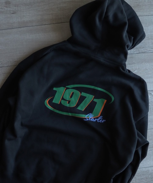 STARTER（スターター）の「STARTER/スターター　カラーグラフィック裏起毛スウェットプルオーバーパーカー（パーカー・レディース・ホワイト/ブラック/グレー/グレー系その他/オートミール/ホワイト系その他/ブラック系その他/ホワイト系その他2/アイボリー系・M/L）」の14枚目の写真