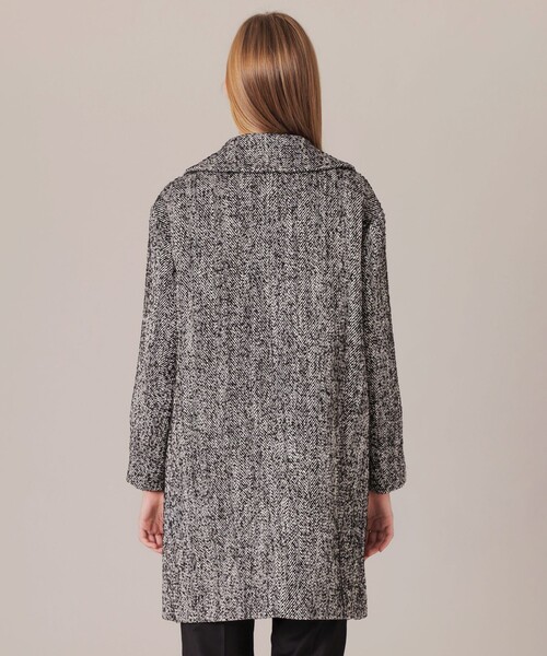 MACKINTOSH LONDON(マッキントッシュ ロンドン)の「【DURRIS/デュリス】ウールツイードコート(その他アウター・レディース・ブラック・38)」の7枚目の写真