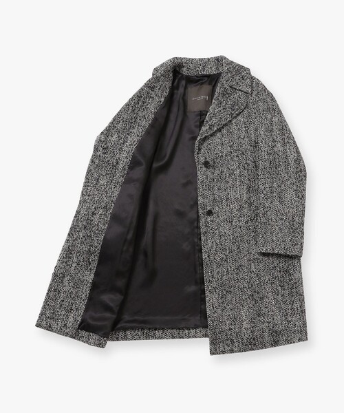 MACKINTOSH LONDON(マッキントッシュ ロンドン)の「【DURRIS/デュリス】ウールツイードコート(その他アウター・レディース・ブラック・38)」の5枚目の写真