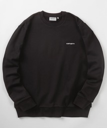 Carhartt WIP（カーハートダブリューアイピー）の「【Carhartt/カーハート】ワンポイント ブランドロゴ刺繍 スウェット/CARHARTT SCRIPT EMBROIDERY SWEAT/裏起毛（スウェット・メンズ）」