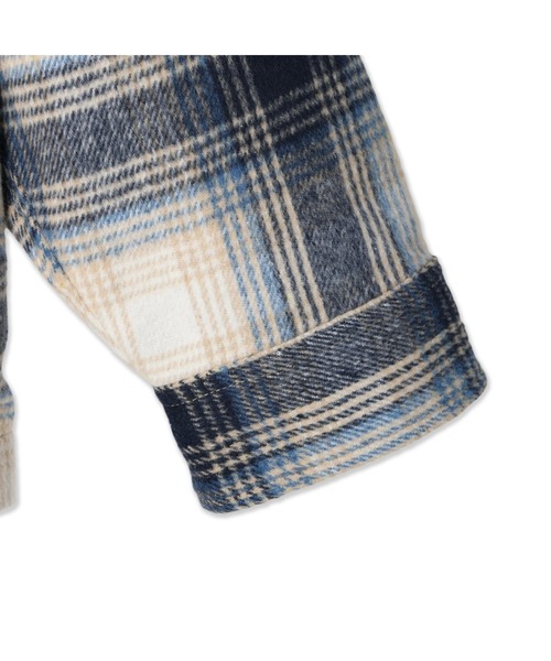 Guess（ゲス）の「Tartan Checked Shirt jacket（ブルゾン・メンズ・グリーン/ブルー・SMALL/MEDIUM/LARGE/X-LARGE）」の7枚目の写真