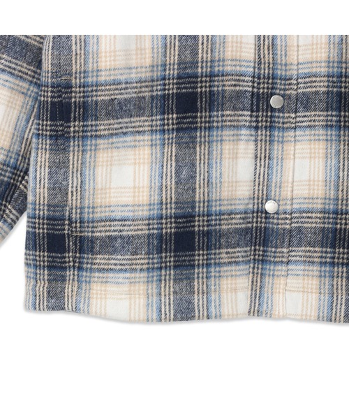 Guess（ゲス）の「Tartan Checked Shirt jacket（ブルゾン・メンズ・グリーン/ブルー・SMALL/MEDIUM/LARGE/X-LARGE）」の5枚目の写真