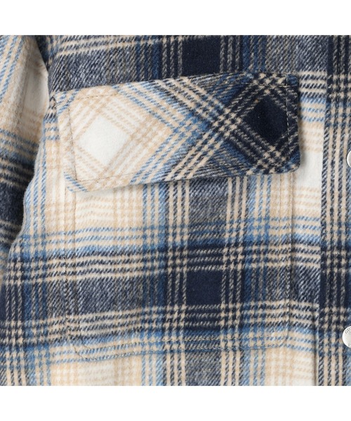 Guess（ゲス）の「Tartan Checked Shirt jacket（ブルゾン・メンズ・グリーン/ブルー・SMALL/MEDIUM/LARGE/X-LARGE）」の10枚目の写真