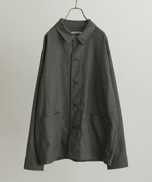 WORK NOT WORK URBAN RESEARCH（ワークノットワークアーバンリサーチ）の「WORK NOT WORK　Dobby Work Jacket（その他アウター・メンズ・ブラック/グレー・MEDIUM/LARGE）」の2枚目の写真