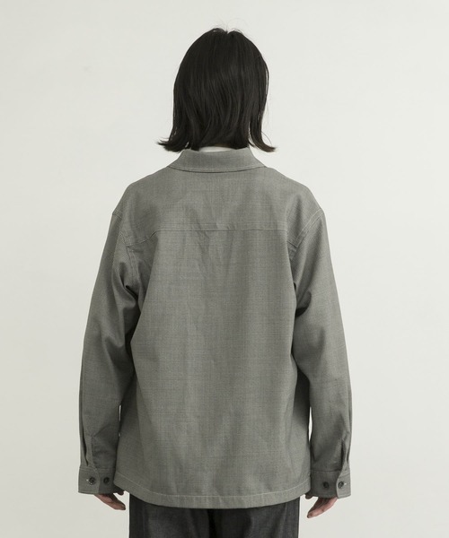 WORK NOT WORK URBAN RESEARCH（ワークノットワークアーバンリサーチ）の「WORK NOT WORK　Dobby Work Jacket（その他アウター・メンズ・ブラック/グレー・MEDIUM/LARGE）」の10枚目の写真