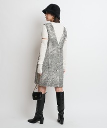 Mystrada ツイードミニジャンスカ Mystrada（マイストラーダ）の「ツイードミニジャンスカ（ワンピース