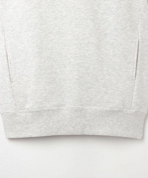 andme（アンドミー）の「裏起毛スウェットパーカーベスト（パーカー・レディース・ブルー/ブラック/ブラウン/オートミール・FREE）」の10枚目の写真