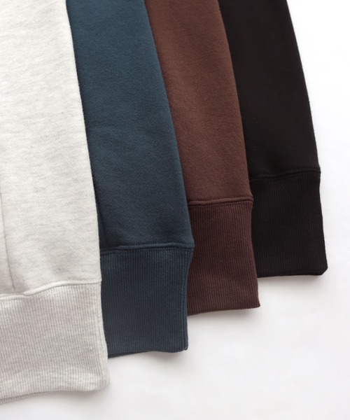 andme（アンドミー）の「裏起毛スウェットパーカーベスト（パーカー・レディース・ブルー/ブラック/ブラウン/オートミール・FREE）」の16枚目の写真