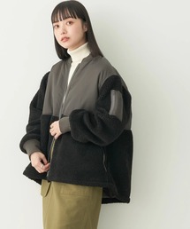 ボアMIXブルゾン