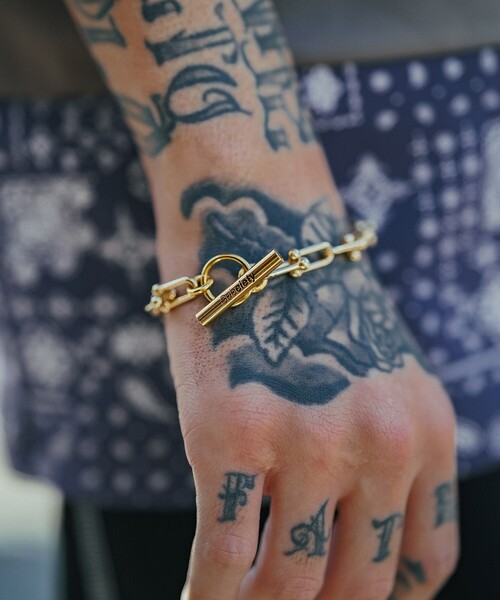 Subciety(サブサエティ)の「LINK CHAIN BRACELET(ブレスレット・メンズ・シルバー/ゴールド・FREE)」の5枚目の写真