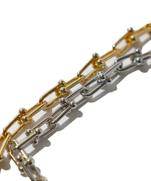 Subciety（サブサエティ）の「LINK CHAIN BRACELET（ブレスレット・メンズ・シルバー/ゴールド・FREE）」の4枚目の写真
