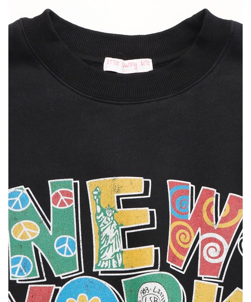 Little sunny bite（リトルサニーバイト）の「New york vintage sweat top（スウェット・レディース・ブラック/カーキ/ホワイト・SMALL/MEDIUM）」の4枚目の写真