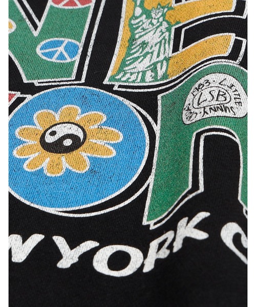 Little sunny bite（リトルサニーバイト）の「New york vintage sweat top（スウェット・レディース・ブラック/カーキ/ホワイト・SMALL/MEDIUM）」の6枚目の写真