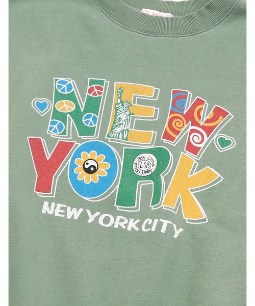 Little sunny bite（リトルサニーバイト）の「New york vintage sweat top（スウェット・レディース・ブラック/カーキ/ホワイト・SMALL/MEDIUM）」の12枚目の写真