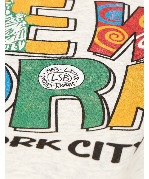Little sunny bite（リトルサニーバイト）の「New york vintage sweat top（スウェット・レディース・ブラック/カーキ/ホワイト・SMALL/MEDIUM）」の19枚目の写真