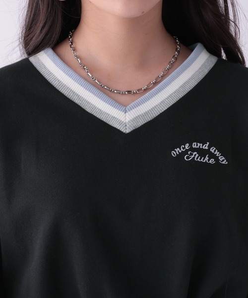repipi armario(レピピ アルマリオ)の「チルデンネックワンピース(ワンピース・キッズ・グレー/ブルー/ブラック・SMALL/MEDIUM/LARGE)」の21枚目の写真