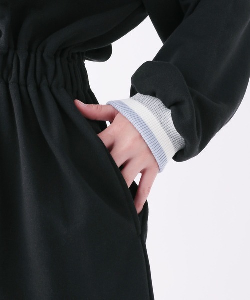 repipi armario(レピピ アルマリオ)の「チルデンネックワンピース(ワンピース・キッズ・グレー/ブルー/ブラック・SMALL/MEDIUM/LARGE)」の7枚目の写真