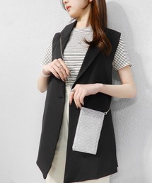 minia | ラインストーンメッシュミニショルダー(ショルダーバッグ)