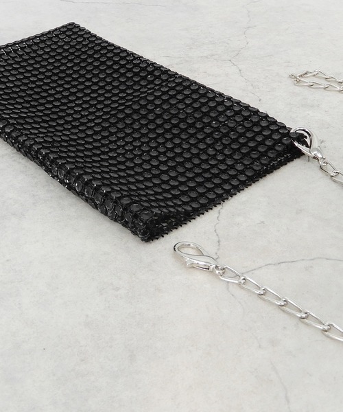 minia（ミニア）の「ラインストーンメッシュミニショルダー（ショルダーバッグ・レディース・ブラック/シルバー・FREE）」の14枚目の写真