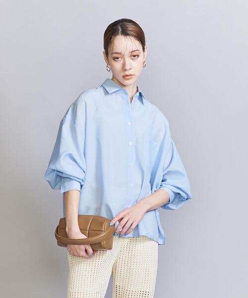 ADD CULUMN(アドカラム)の「<ADD CULUMN>パフ ハンドル バッグ(ハンドバッグ・レディース・ブラウン/コバルトブルー/ホワイト/ブラック・FREE)」の8枚目の写真