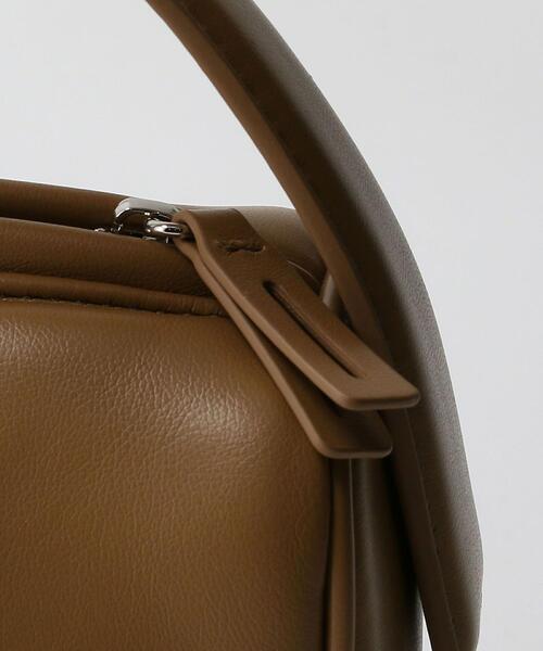 ADD CULUMN(アドカラム)の「<ADD CULUMN>パフ ハンドル バッグ(ハンドバッグ・レディース・ブラウン/コバルトブルー/ホワイト/ブラック・FREE)」の21枚目の写真