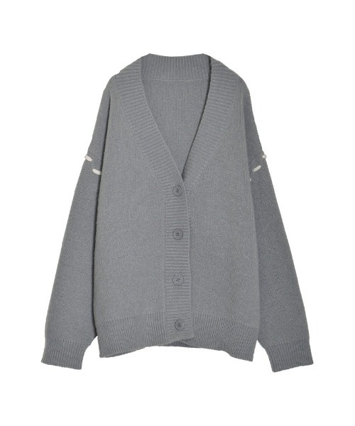 Re:EDIT（リエディ）の「ステッチデザインオーバーサイズ起毛ニット