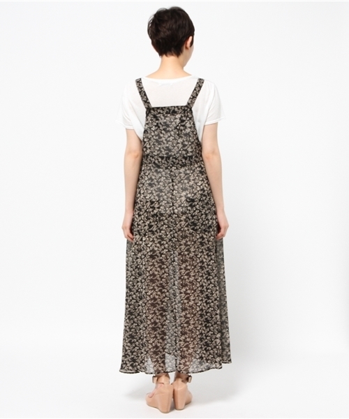 Kastane（カスタネ）の「【Kastane】柄シフォンマキシワンピース（ワンピース・レディース・ブラック・FREE）」の8枚目の写真